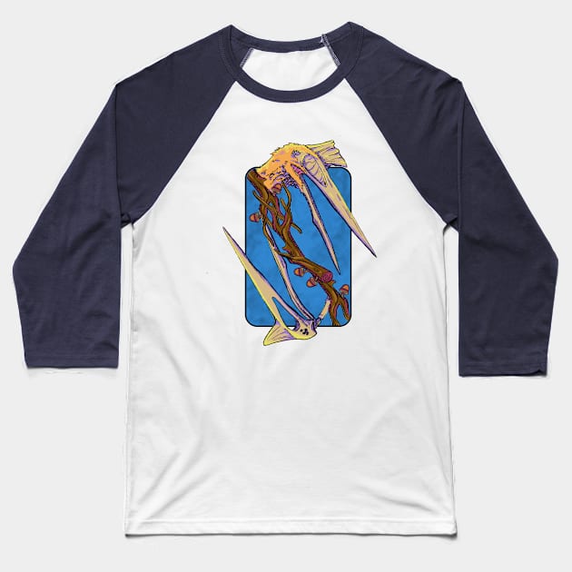 Quetzalcoatlus Baseball T-Shirt by FrankieRogers